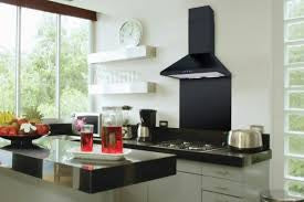 LuxAir 100cm Chimney Hood | LA-100-DTD-BLK