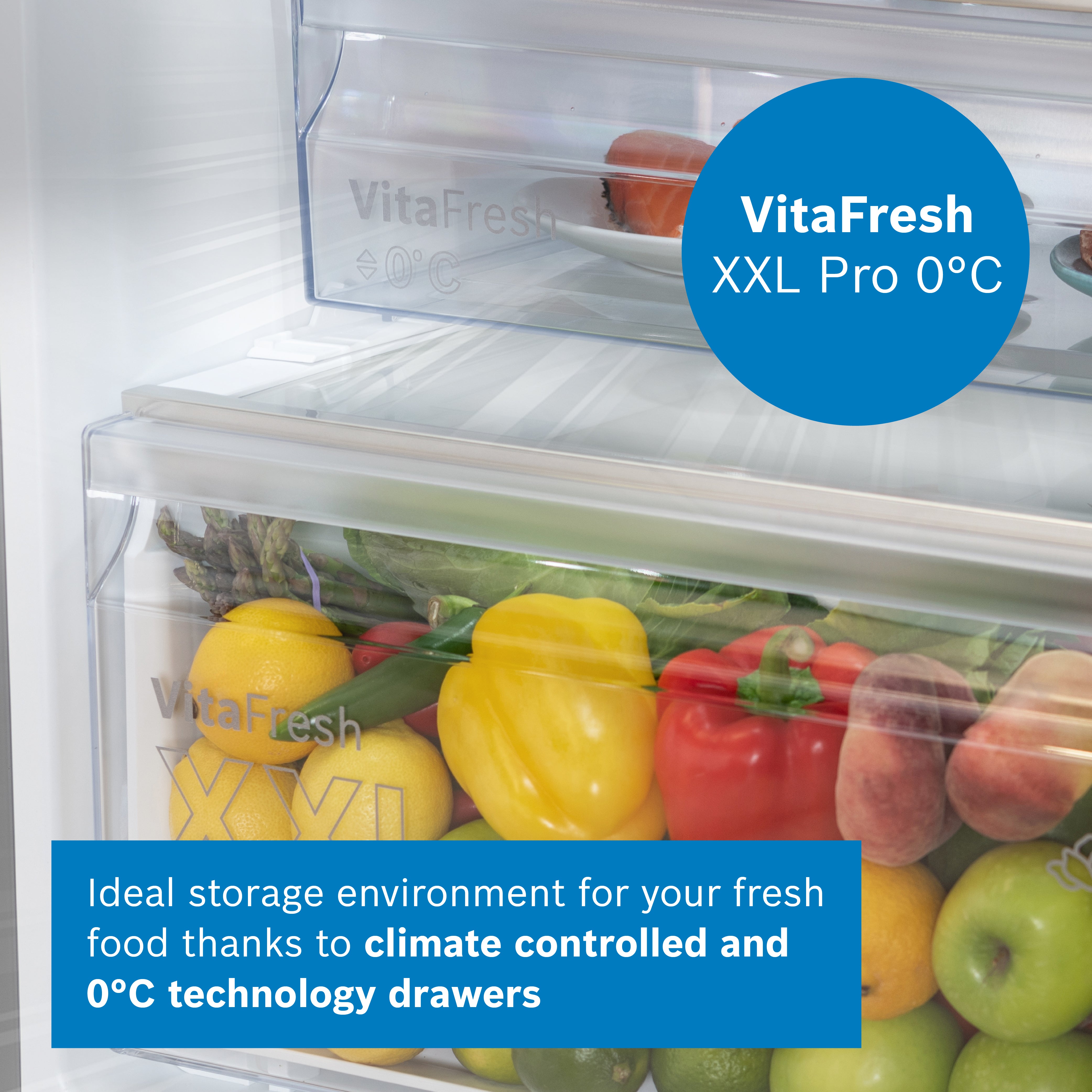 Bosch Series 4 363L 60cm Frost Free Fridge Freezer | KGN392LDFG