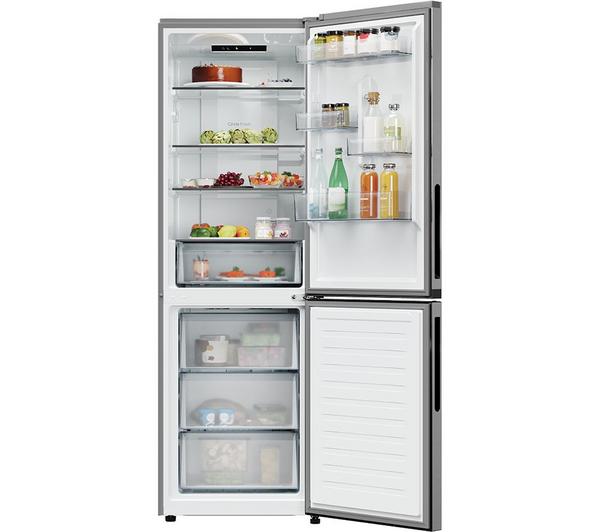 Hoover H-COMBI 300 Combi Refrigerator Stainless Steel | HONCQ2T618EXK