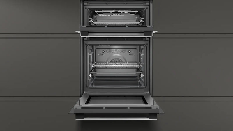 NEFF U1ACE2HN0B N50 Built-In Electric Double Oven (71 L + 34 L, Stainless Steel)