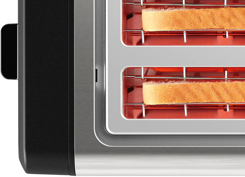 Bosch DesignLine 4-Slice Toaster — Model TAT4P440GB (Stainless Steel)