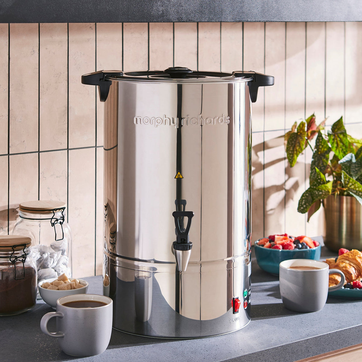 Morphy Richards Tea Urn 20L Stainless Steel - 140001 | Lally's Electrical Dundalk - image 2