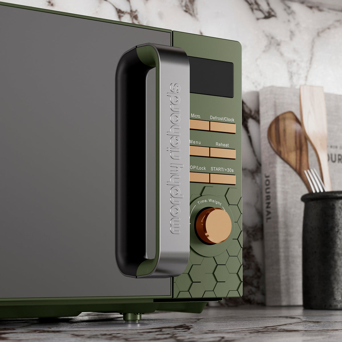 Morphy Richards Cassini 20L 800W Digital Microwave - Olivine - 511422 | Lally's Electrical Dundalk - image 4