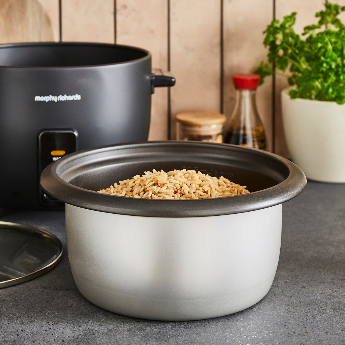 Morphy Richards 8-Cup Rice Cooker and Steamer - Black - 471001 | Lally's Electrical Dundalk - image 5