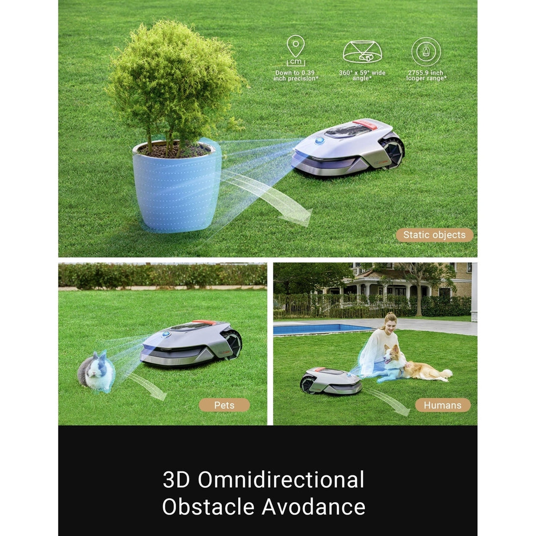 Dreame Robotic Mower A1 Pro with 3D Omnidirectional Obstacle Avoidance | MLLA7210 Dreame Robot Lawnmower Lallys Electrical Ireland