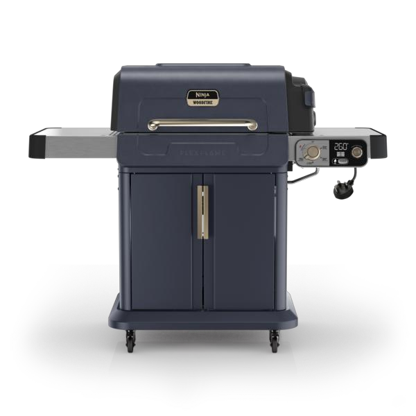 Ninja FlexFlame Outdoor Cooking System 5-in-1 Grill & Smoker | PG301UKBL