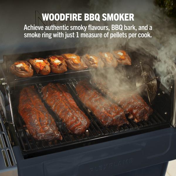 Ninja FlexFlame Outdoor Cooking System 5-in-1 Grill & Smoker | PG301UKBL