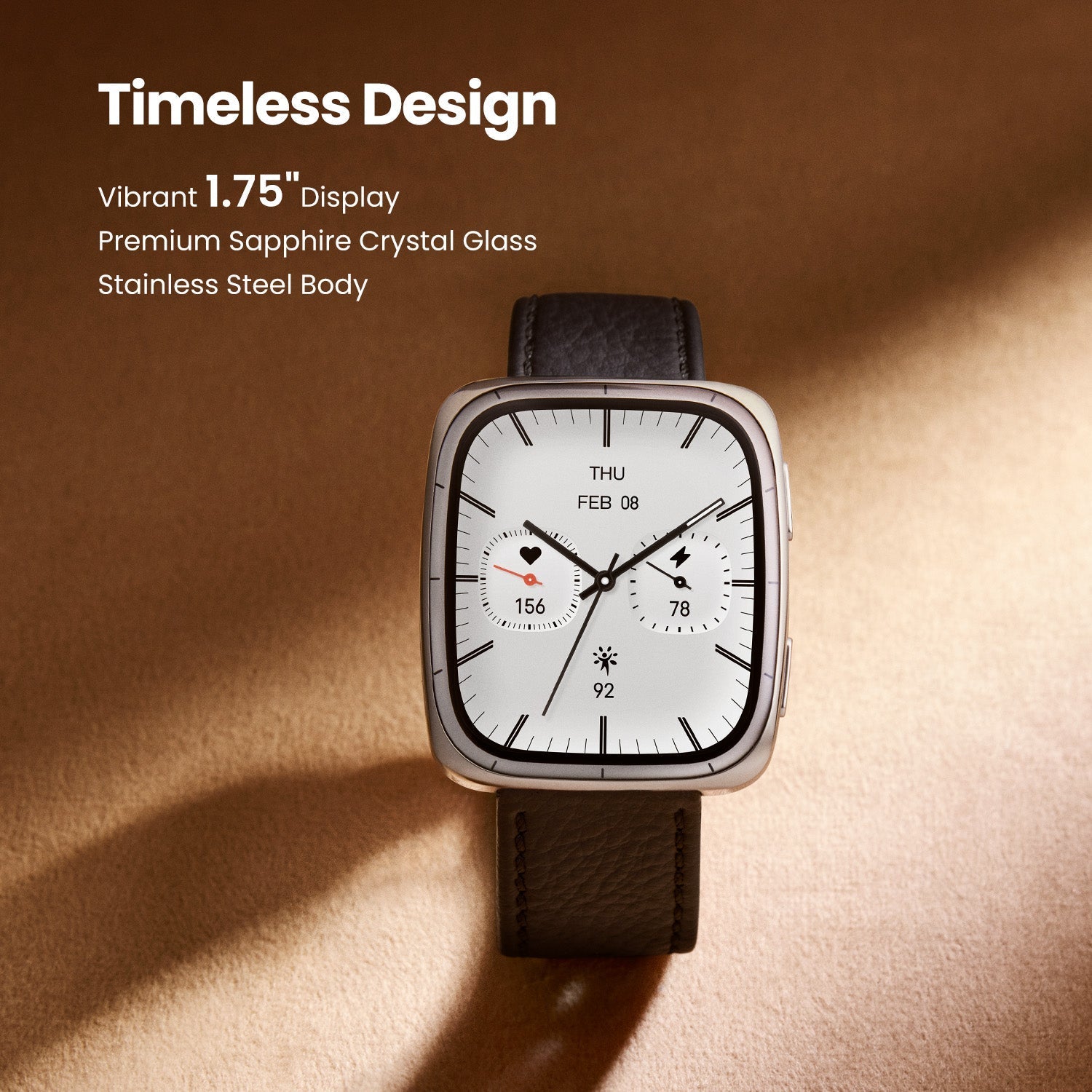 Amazfit Active 2 Square Smartwatch AMOLED Fitness & Lifestyle Watch