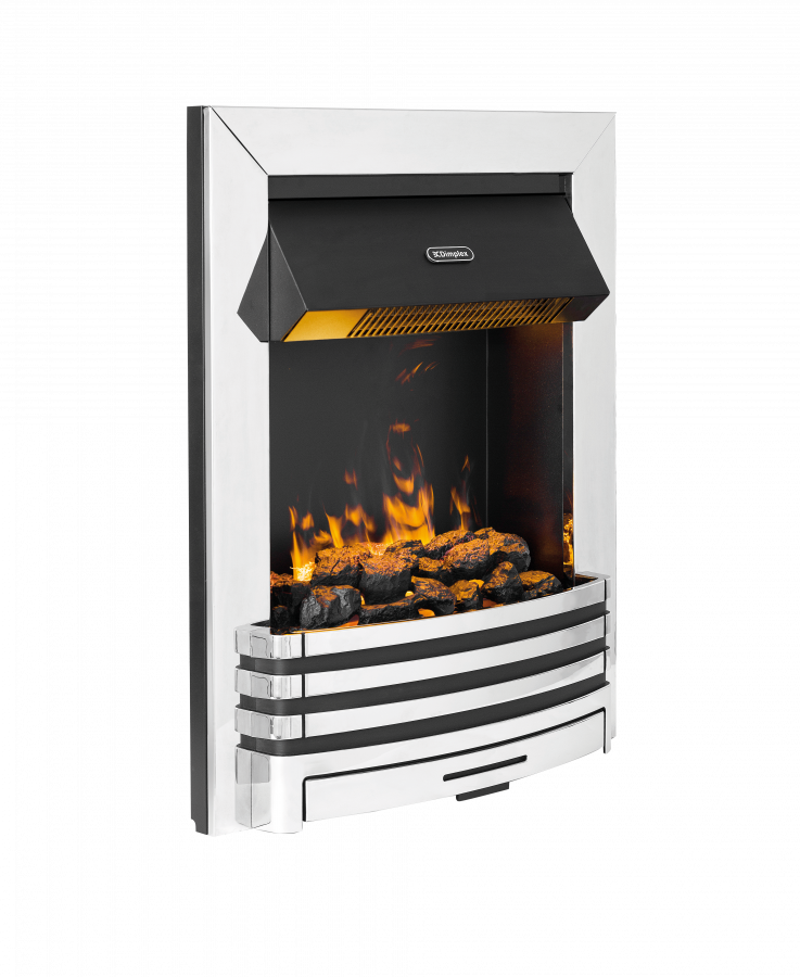 Dimplex Penngrove 2kW Chrome OptiMyst Inset Fire