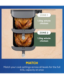 Ninja Double Stack XL 2 Drawer 9.5L Air Fryer SL400UK Lallys Electrical Dundalk