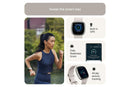 Fitbit Sense 2 Smartwatch — Lunar White / Platinum (FB521SRWT)