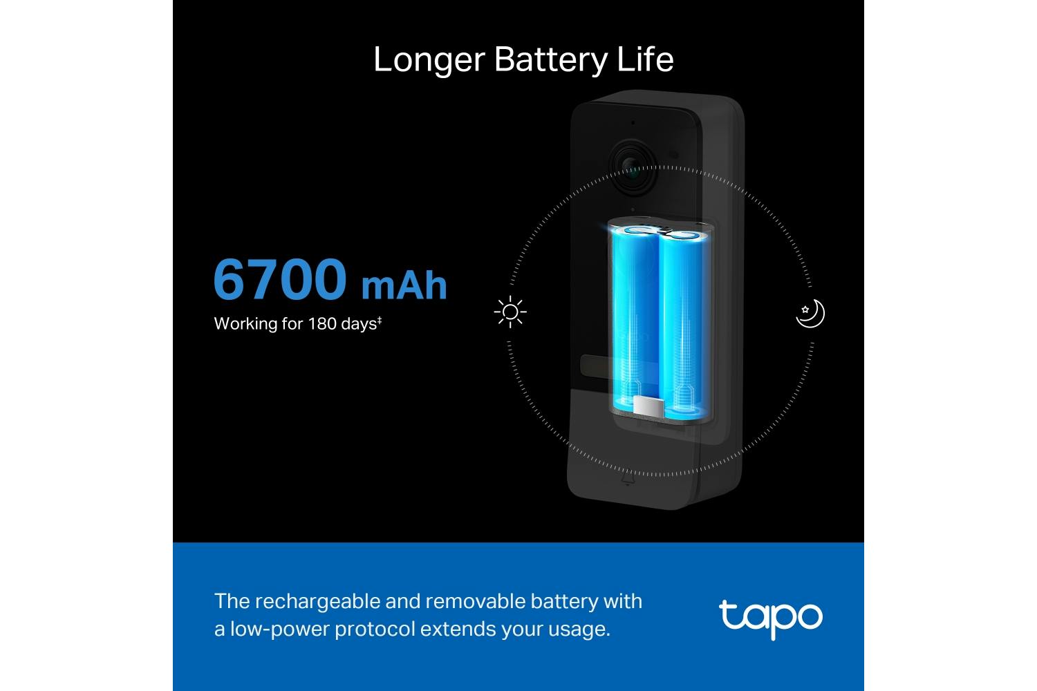 TP-Link Tapo D230S1 Smart Battery Video Doorbell — 2K 5MP