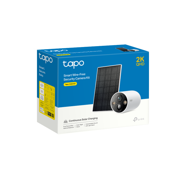 TP-Link Tapo C425 Solar-Powered Security Camera Kit - TAPOC425KIT | Lally's Electrical Dundalk - image 2