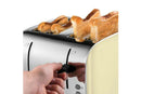 Russell Hobbs 4-Slice Toaster — 28363 (Cream / Stainless Steel)