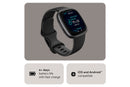 Fitbit Versa 4 - Fitness Smartwatch with GPS, NFC Payments & 40+ Exercise Modes - Black/Graphite | 79-FB523BKBK
