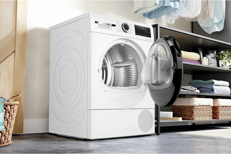 Bosch WQG24500GB Series 6 9 kg Heat Pump Tumble Dryer — White