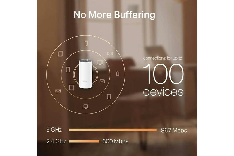 TP-Link Deco M4 (3-Pack) AC1200 Whole Home Mesh WiFi System