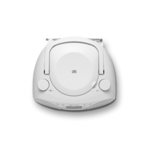 Roberts Zoombox FM CD / FM & AM Radio — White (Model ZOOMBOXFMW)