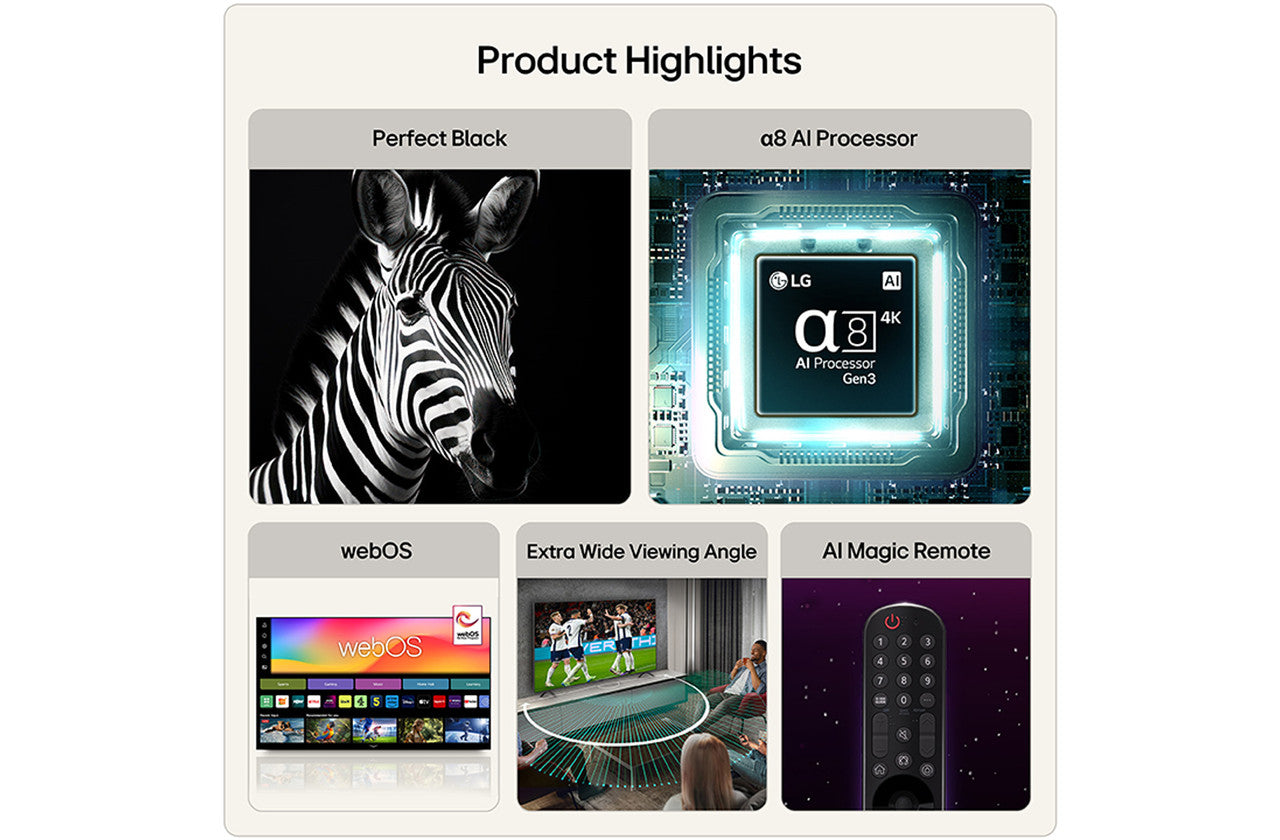 LG 55-inch B6 Series 4K Ultra HD Smart OLED TV | OLED55B65LA.AEI