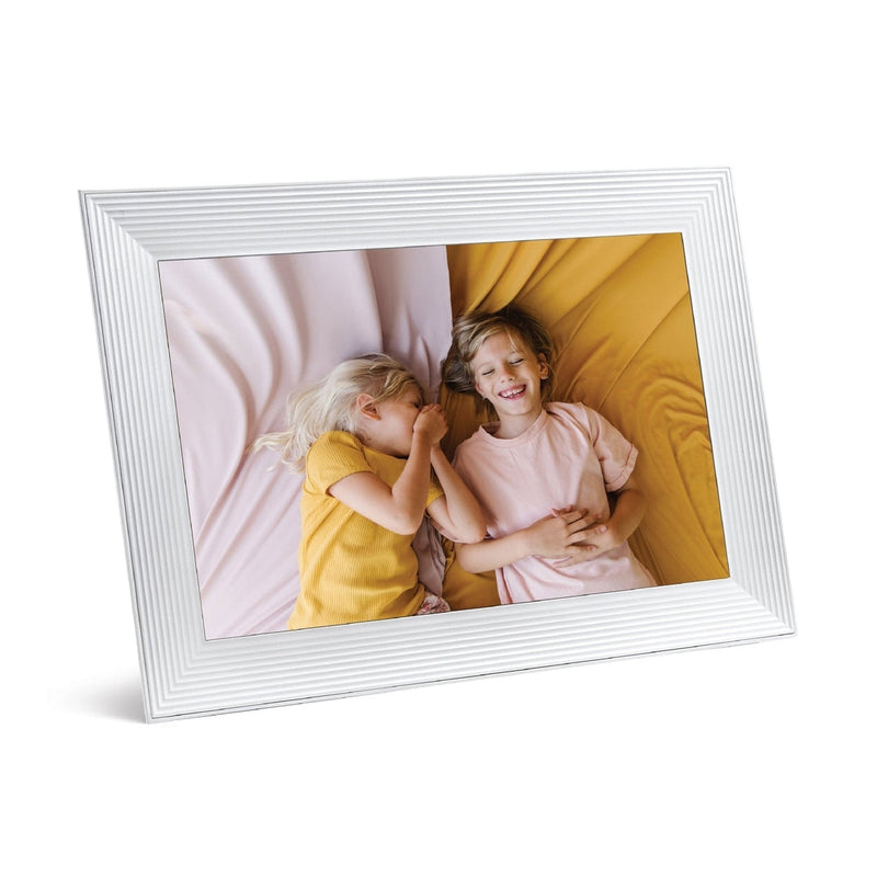 AURA Carver 10.1" WiFi Digital Photo Frame - Seasalt | UKA900-WHT Aura Digital Photo Frame Lallys Electrical Ireland