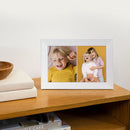 AURA Carver 10.1" WiFi Digital Photo Frame - Seasalt | UKA900-WHT Aura Digital Photo Frame Lallys Electrical Ireland