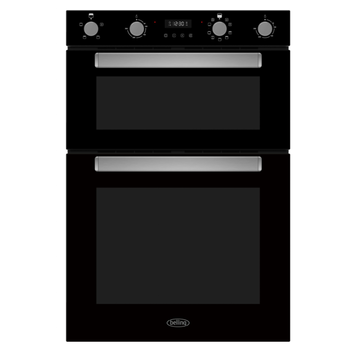 Belling BI904MFBK Built-In Double Oven (Black)