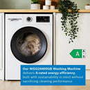Bosch Series 6 Washing machine, front loader 9kg 1400 rpm - White | WGG24400GB Bosch Washing Machine Lallys Electrical Ireland