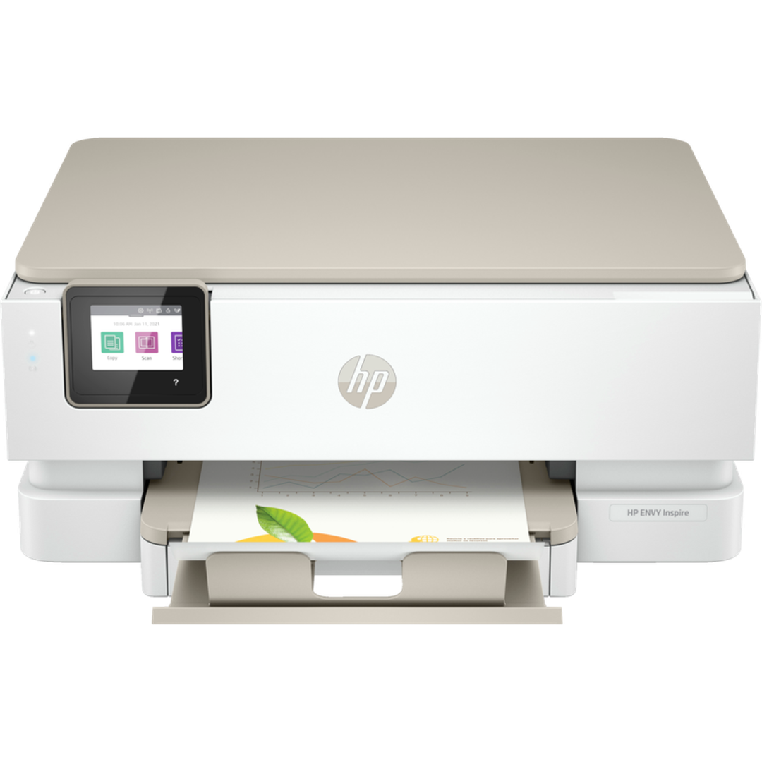 "Hp ENVY Inspire 7220e All-in-One Wireless Colour Printer | 3 Months Free Instant Ink with HP+ | White | 2-sided printing | Touchscreen | Self-healing Wi-Fi | 242P6B#687 " HP Lallys Electrical Ireland
