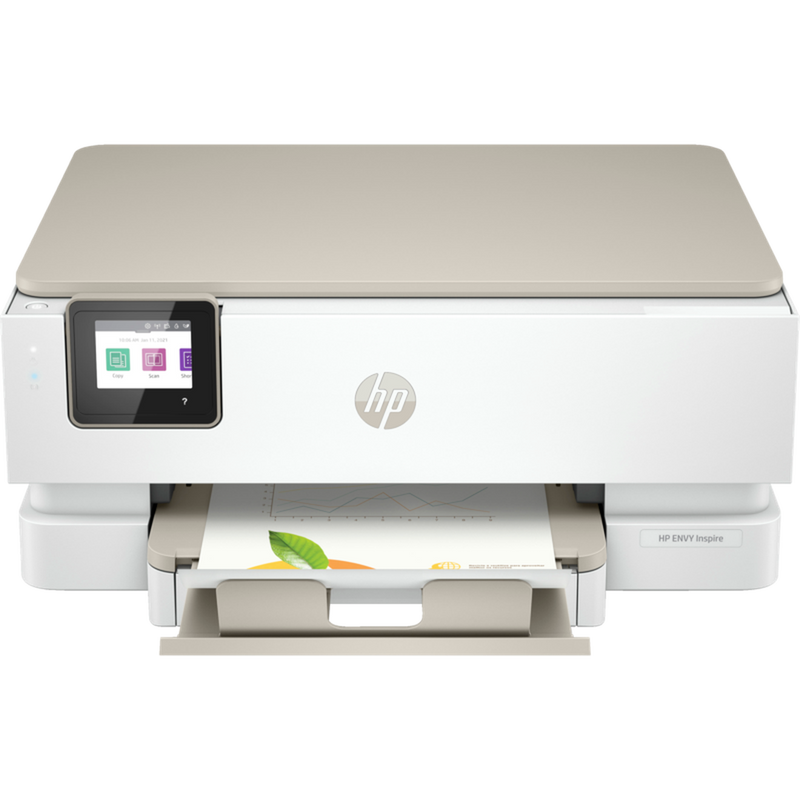 "Hp ENVY Inspire 7220e All-in-One Wireless Colour Printer | 3 Months Free Instant Ink with HP+ | White | 2-sided printing | Touchscreen | Self-healing Wi-Fi | 242P6B