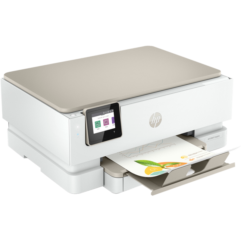 "Hp ENVY Inspire 7220e All-in-One Wireless Colour Printer | 3 Months Free Instant Ink with HP+ | White | 2-sided printing | Touchscreen | Self-healing Wi-Fi | 242P6B