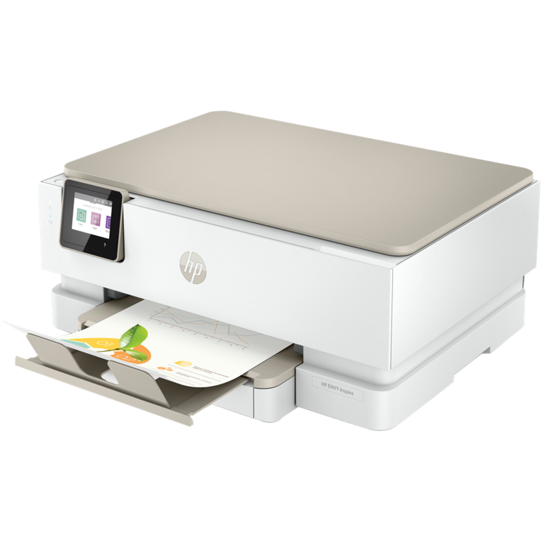 "Hp ENVY Inspire 7220e All-in-One Wireless Colour Printer | 3 Months Free Instant Ink with HP+ | White | 2-sided printing | Touchscreen | Self-healing Wi-Fi | 242P6B#687 " HP Lallys Electrical Ireland