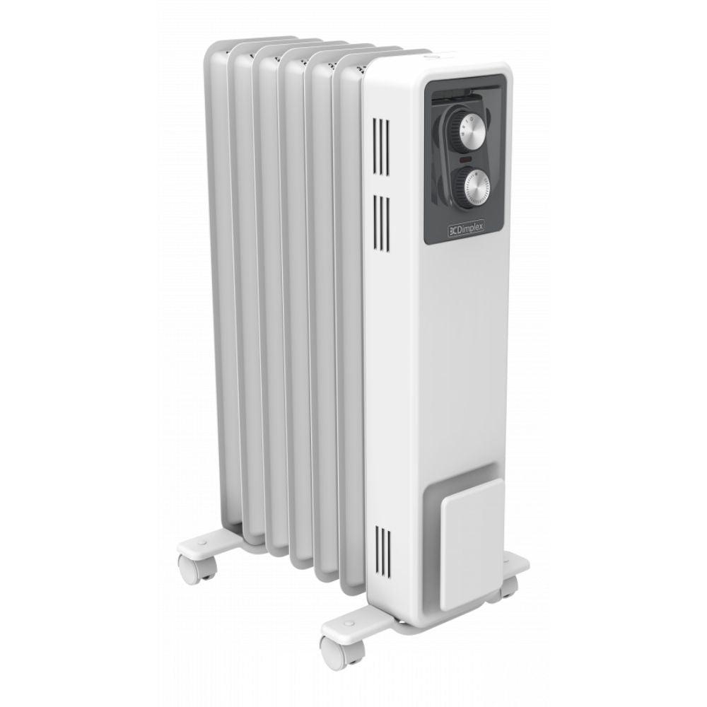 Dimplex ECR15 1.5kW Oil-Free Radiator White view 2