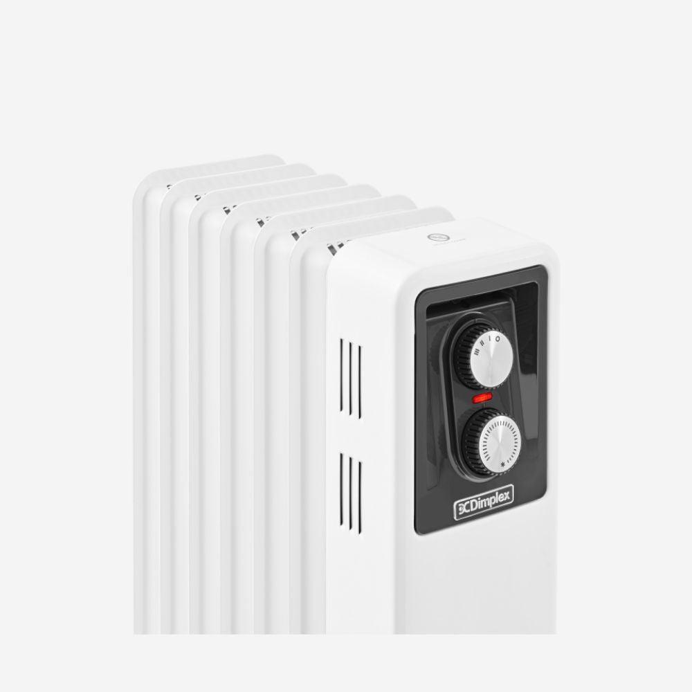 Dimplex ECR15 1.5kW Oil-Free Radiator White view 4