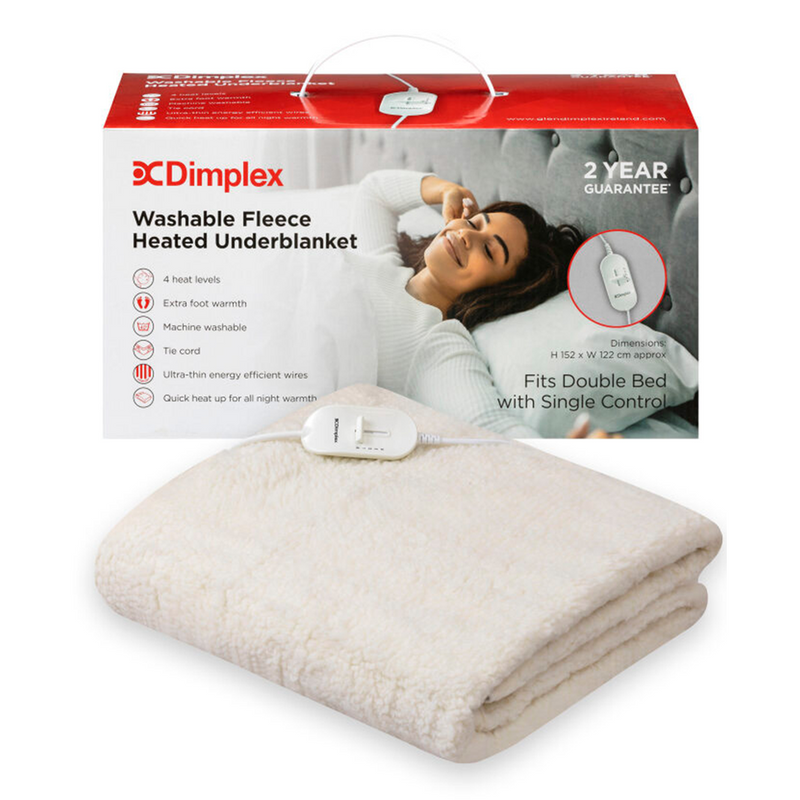 Dimplex Double Fleece Heated Underblanket Single Control | DFB2002