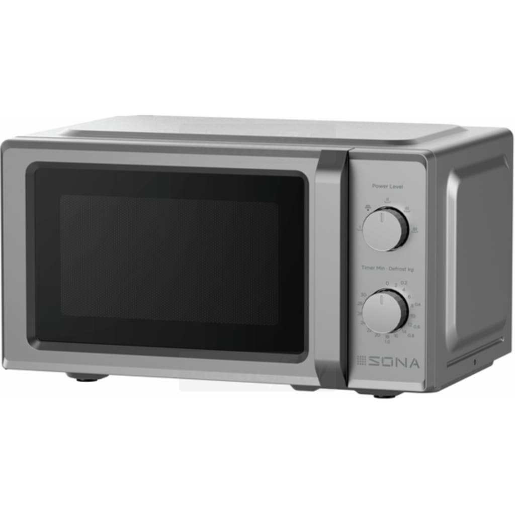 Sona 20 Litre 700W Manual Microwave - Silver - 980612 | Lally's Electrical Dundalk - image 2