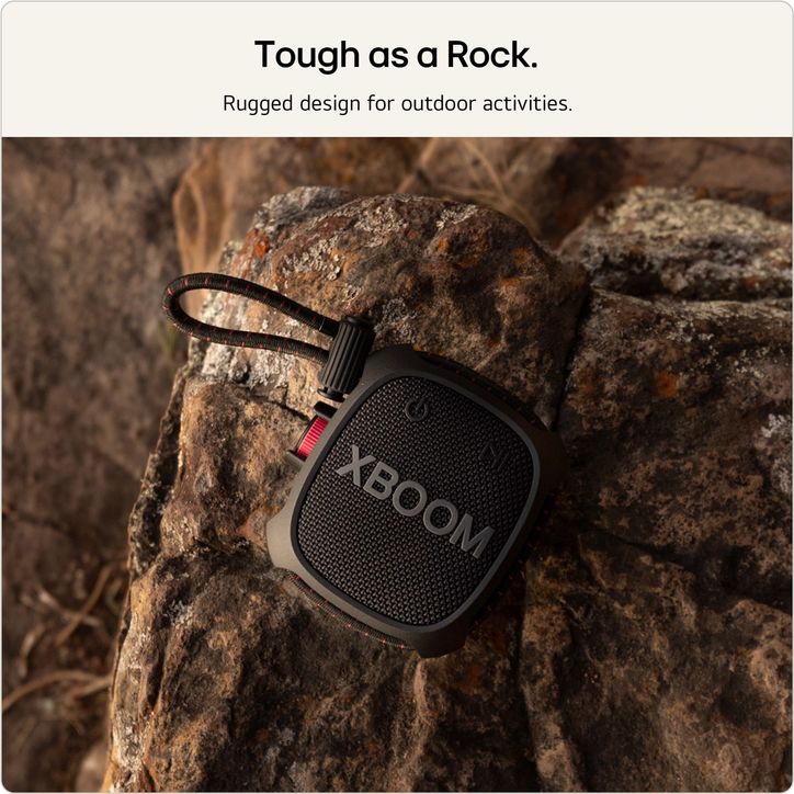 LG Xboom Rock Portable Bluetooth Speaker - Black - ROCK.CEUTLBK | Lally's Electrical Dundalk - image 5