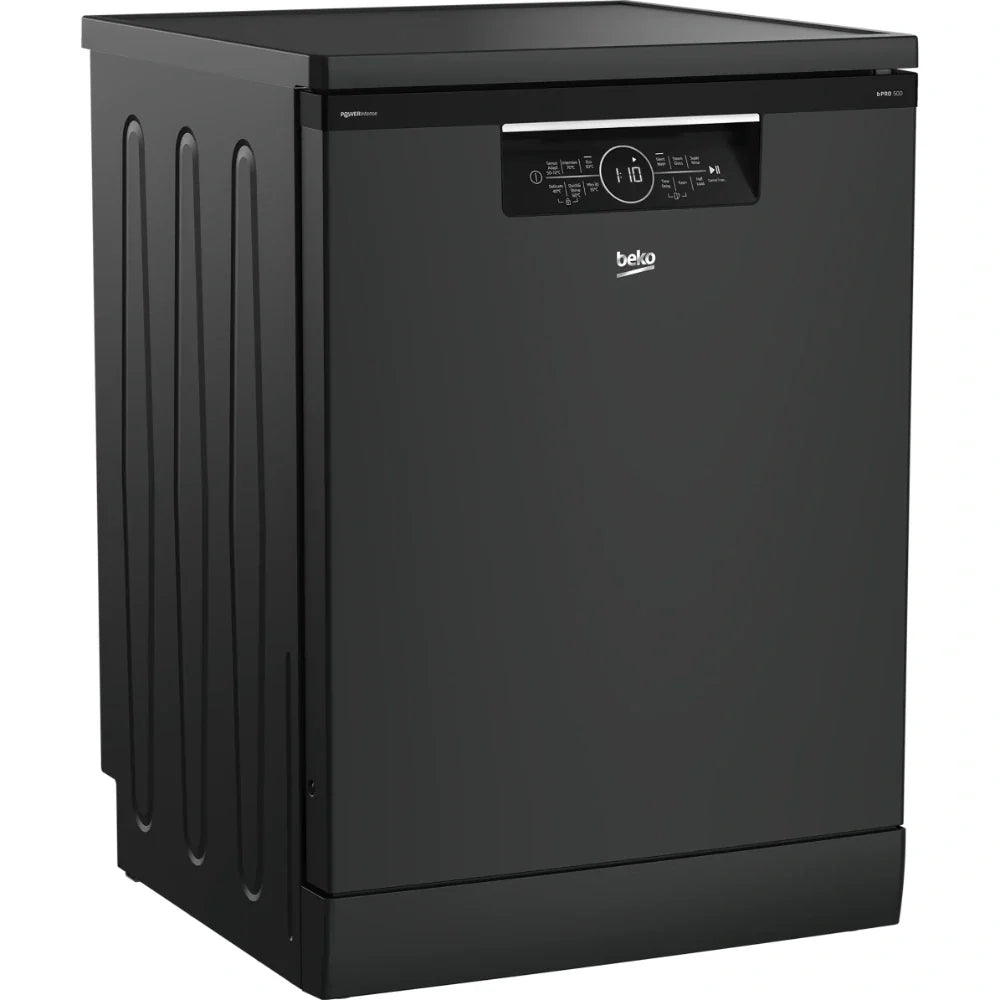 Beko PowerIntense 15-Place Dishwasher Anthracite | BDFN36540PA view 3