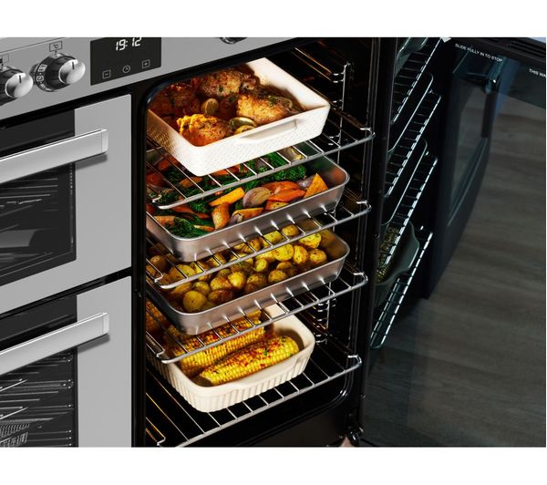 Belling Cookcentre 90E 90 cm Electric Range Cooker (Stainless Steel)