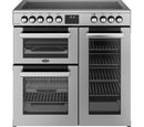 Belling Cookcentre 90E 90 cm Electric Range Cooker (Stainless Steel)