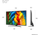 LG Nano81 50" 4K UHD NanoCell Smart TV | 50NANO81A6A.AEK LG TV Lallys Electrical Ireland