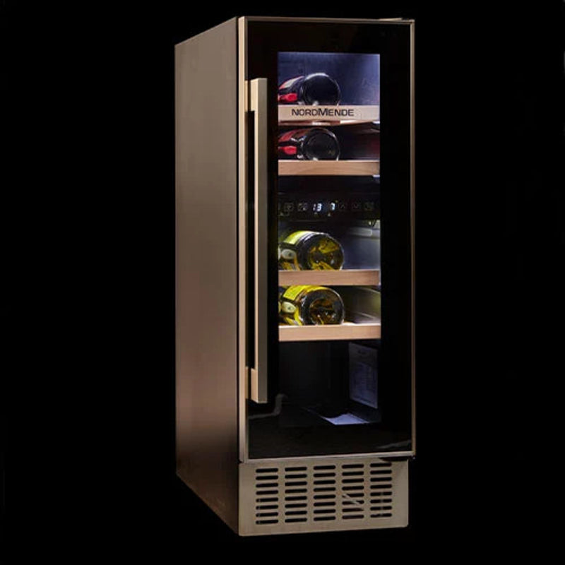NordMende WC17IX 30 cm Dual Zone Wine Cooler (55 L / 17 Bottles)