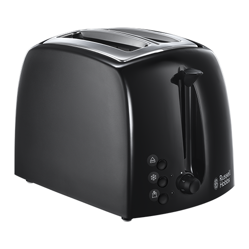 Russell Hobbs Textures 2-Slice Toaster — Model 21641 (Black)