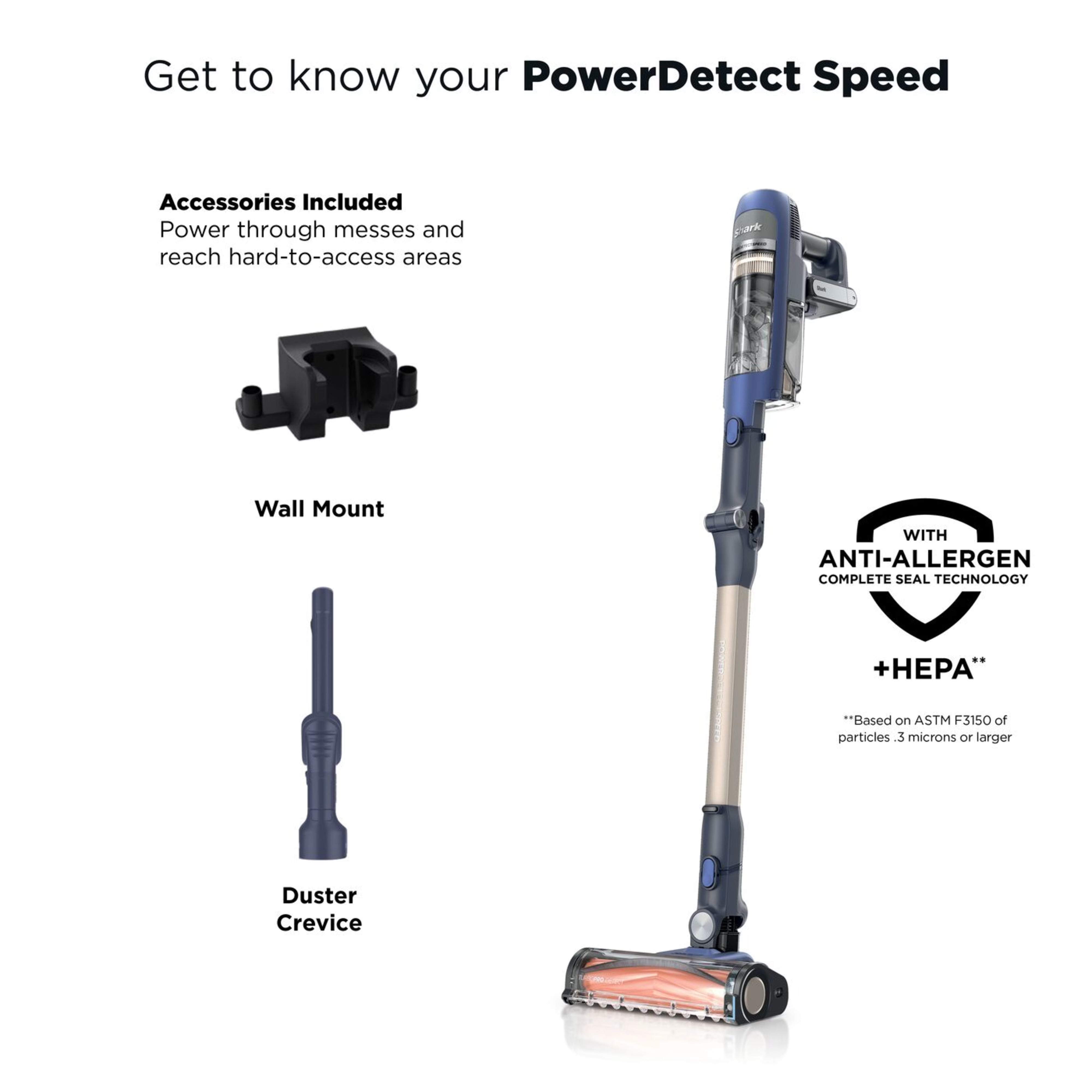 Shark PowerDetect Speed Pet Cordless Vacuum – Ultramarine | IA1241UKT