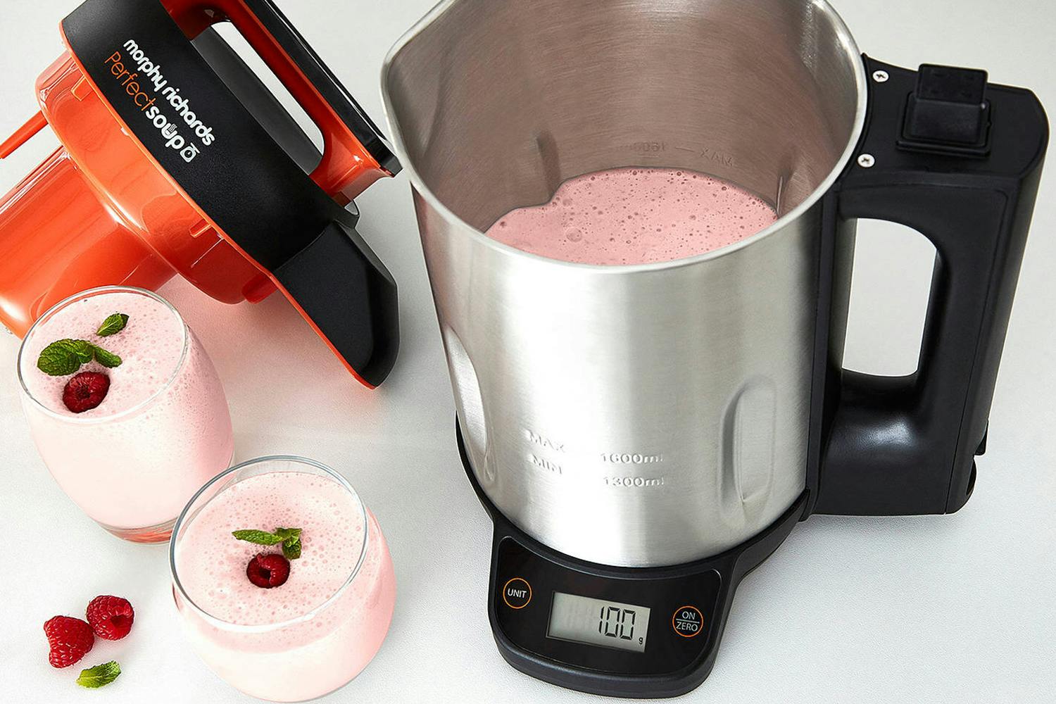 Morphy Richards Perfect Soup Maker with Scales — Model 501025 (Stainless Steel)