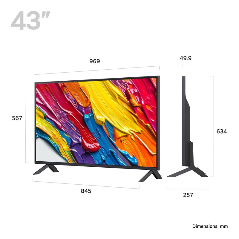 LG QNED82 43" 4K HDR QNED Smart TV | 43QNED82A6B.AEK LG TV Lallys Electrical Ireland