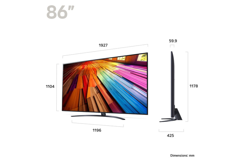 LG 86 Inch UT81 UHD TV (2024) | 86UT81006LA.AEK