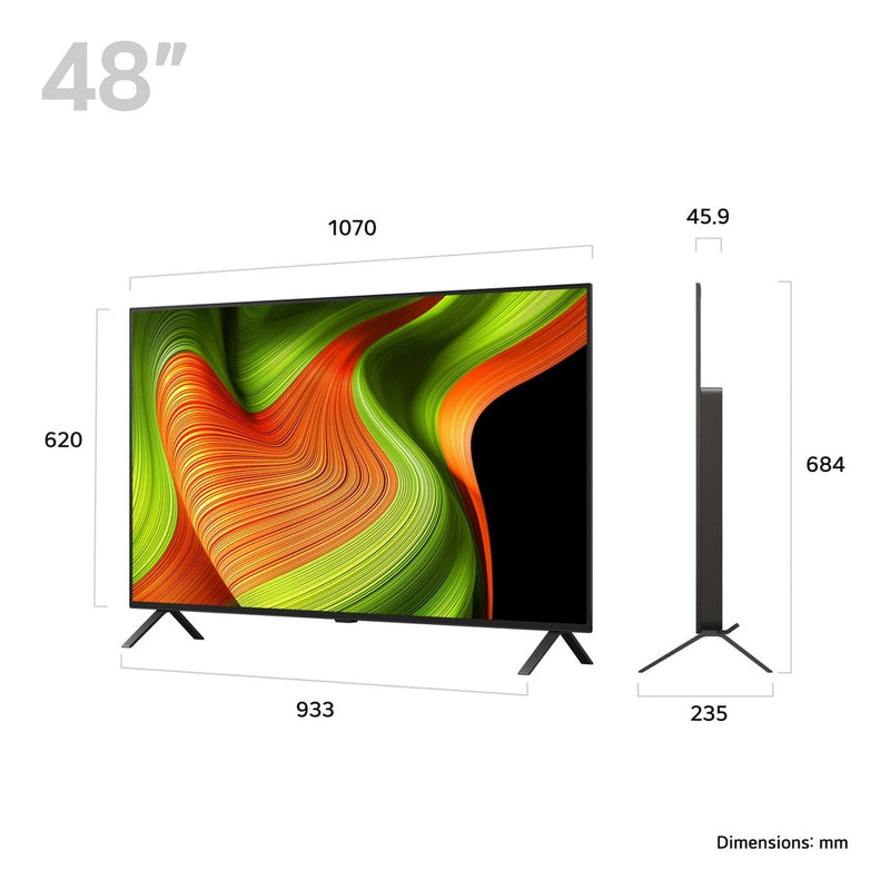 LG OLED AI 48" 4K HDR Smart TV | OLED48B56LA.AEK LG TV Lallys Electrical Ireland