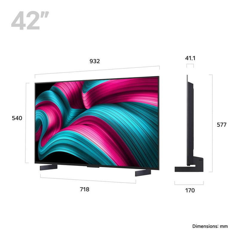 LG OLED AI 42" 4K HDR Smart TV | OLED42C54LA.AEK LG TV Lallys Electrical Ireland