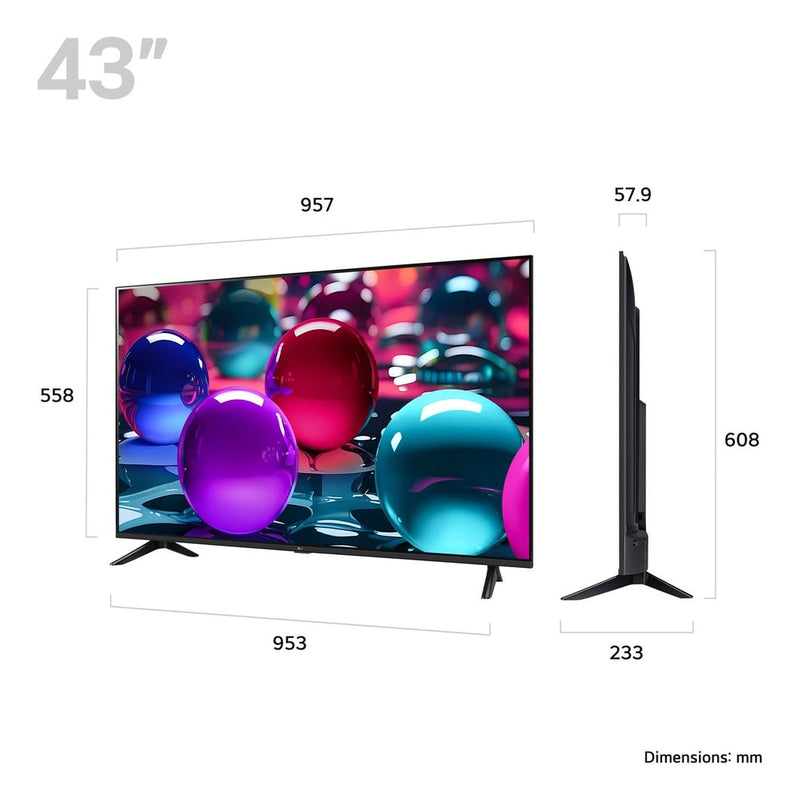 LG UA73 43" 4K UHD LED Smart TV | 43UA73006LA.AEKQ LG TV Lallys Electrical Ireland