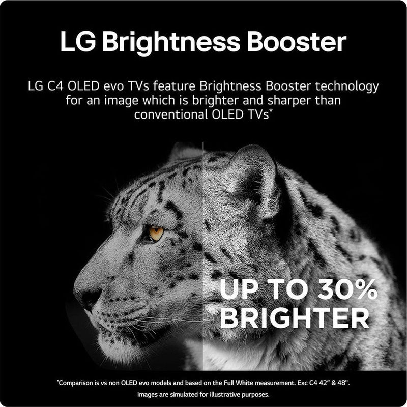 65 inch LG OLED evo AI C4 4K Smart TV 2024 | OLED65C44LA LG TV Lallys Electrical Ireland